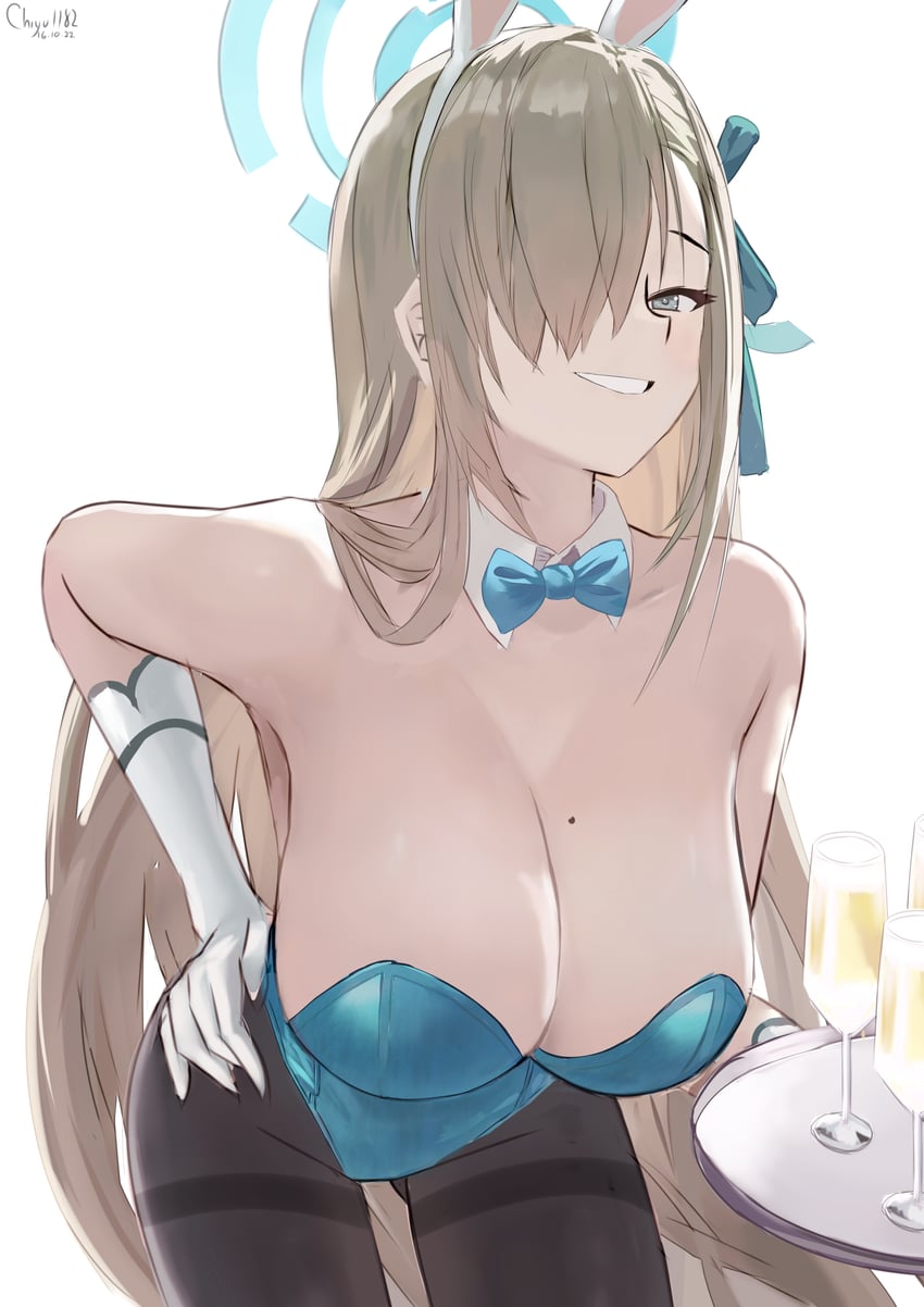 asuna (blue archive) drawn by chiyu1182