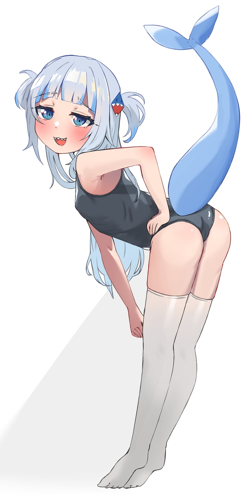 gawr gura (hololive and 1 more) drawn by youyoukai