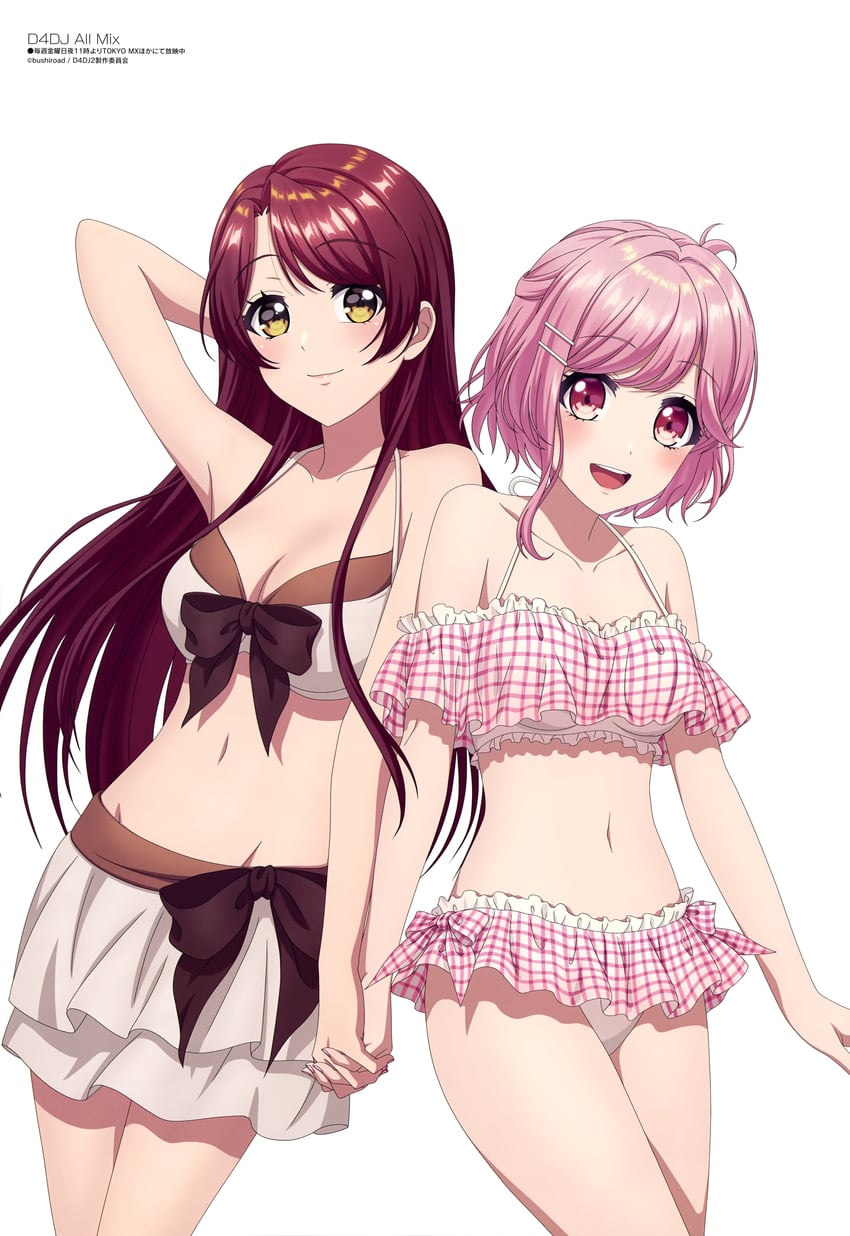 sakurada miyu and kasuga haruna (megami magazine and 1 more)