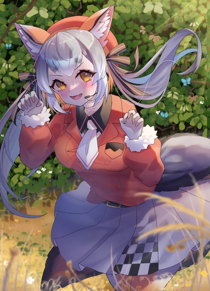 island fox (kemono friends and 1 more) drawn by amano_ritsu827