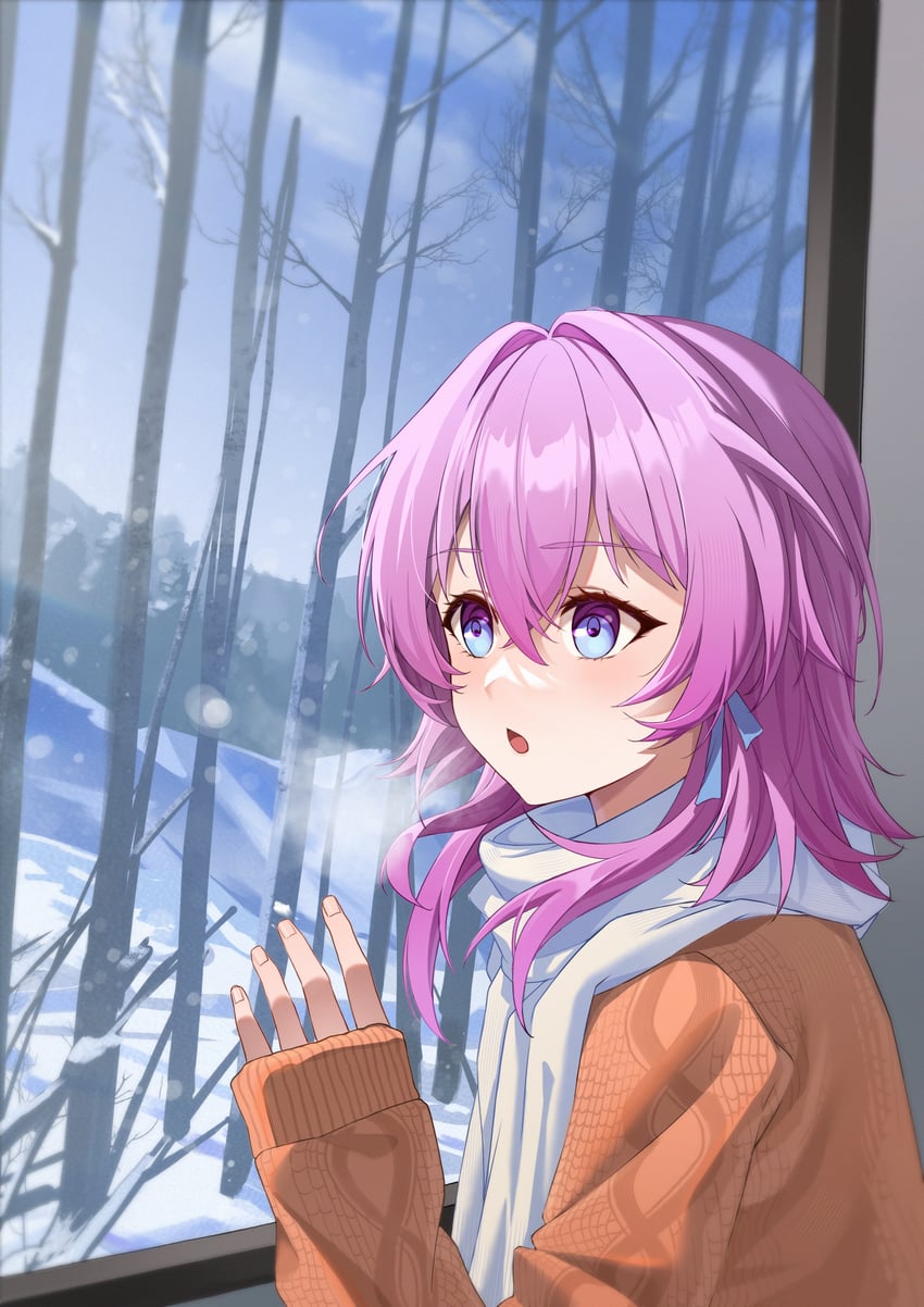 march 7th (honkai and 1 more) drawn by ni_xiu