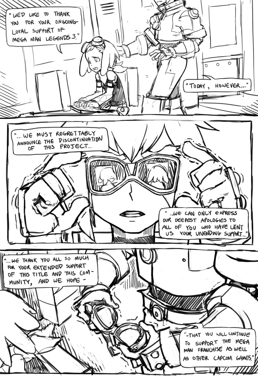 aero and barrett (mega man and 1 more) drawn by rich_s