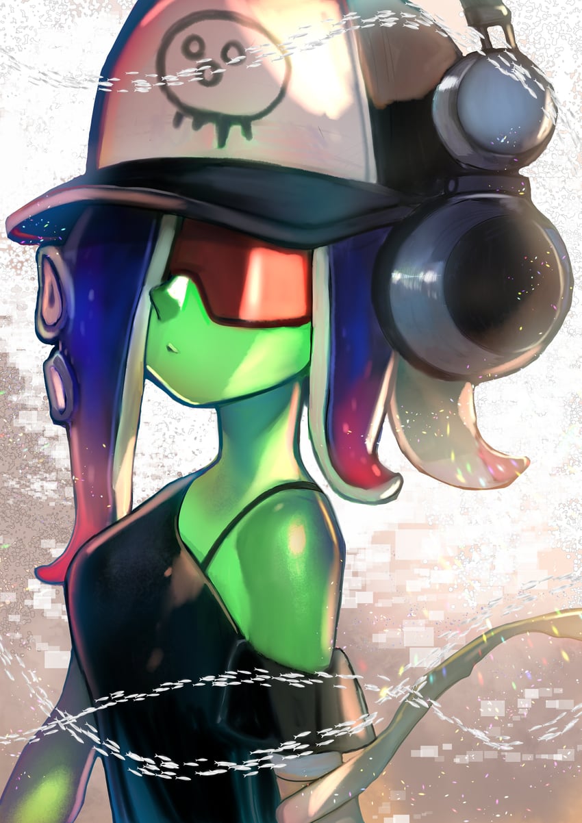 dedf1sh (splatoon and 2 more) drawn by ovfr_p