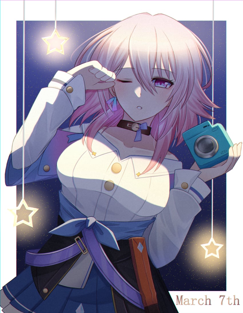 march 7th (honkai and 1 more) drawn by soggyuzuki