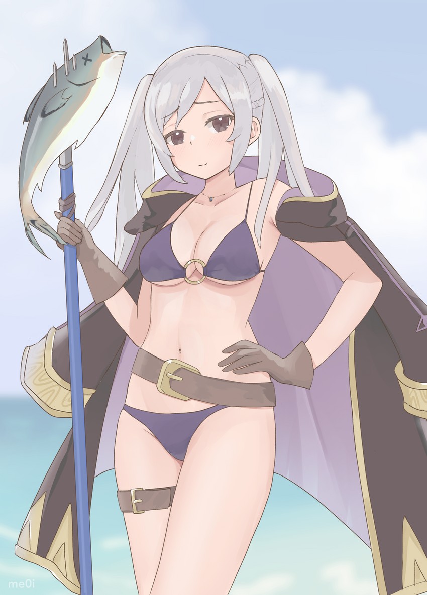 female robin (fire emblem and 2 more) drawn by me0i
