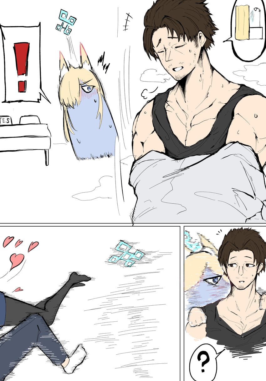 sensei and kanna (blue archive) drawn by tehau_(sup_calon)
