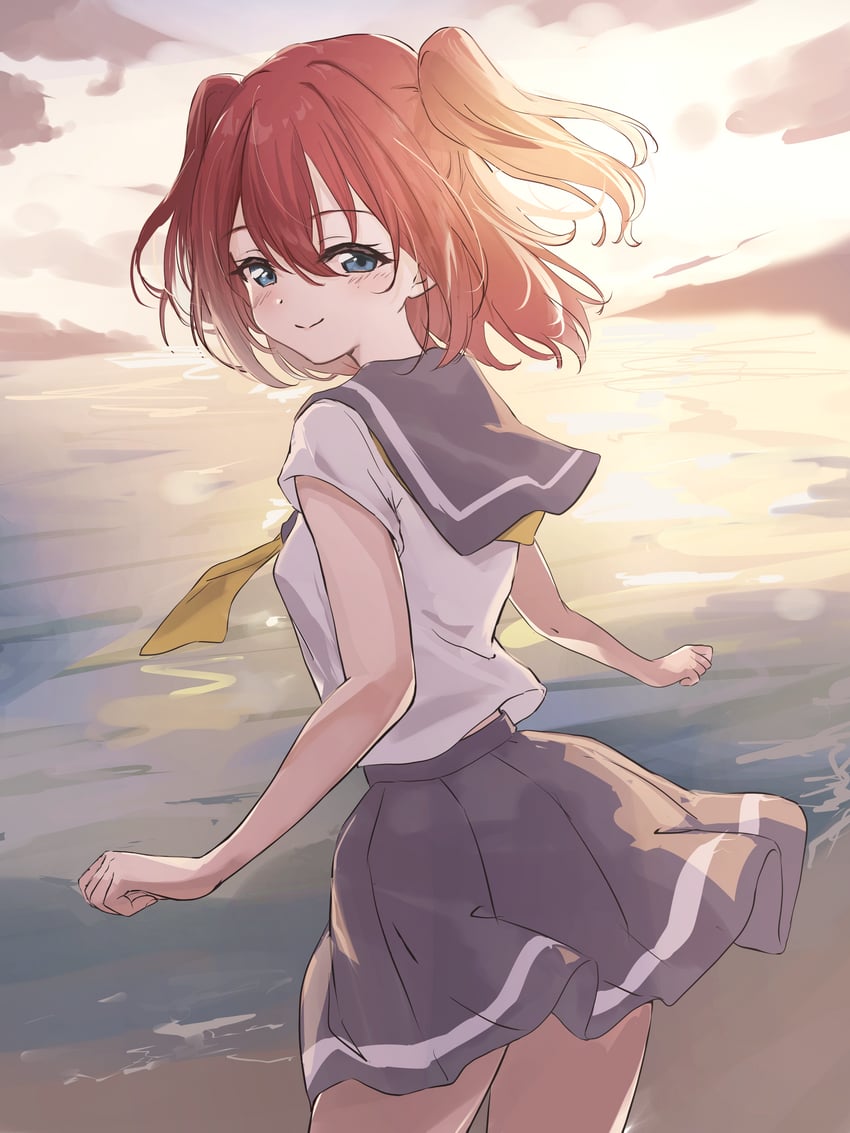 kurosawa ruby (love live! and 1 more) drawn by nekomaru_nisei