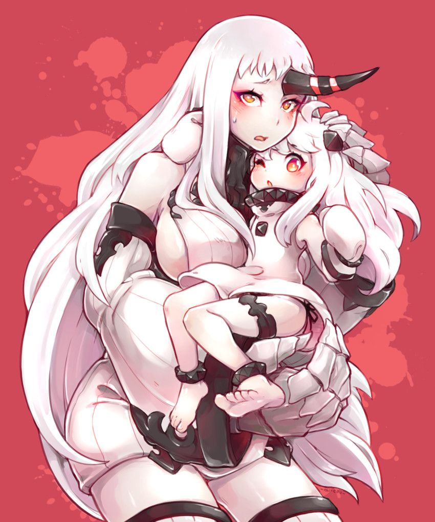 northern ocean princess and seaport princess (kantai collection) drawn by mi-eau