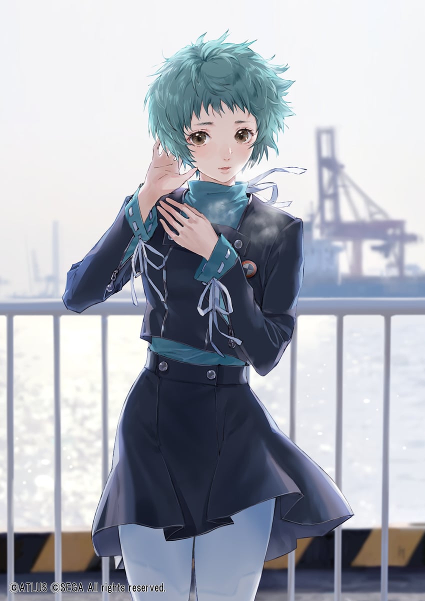 yamagishi fuuka (persona and 2 more) drawn by kishida_mel