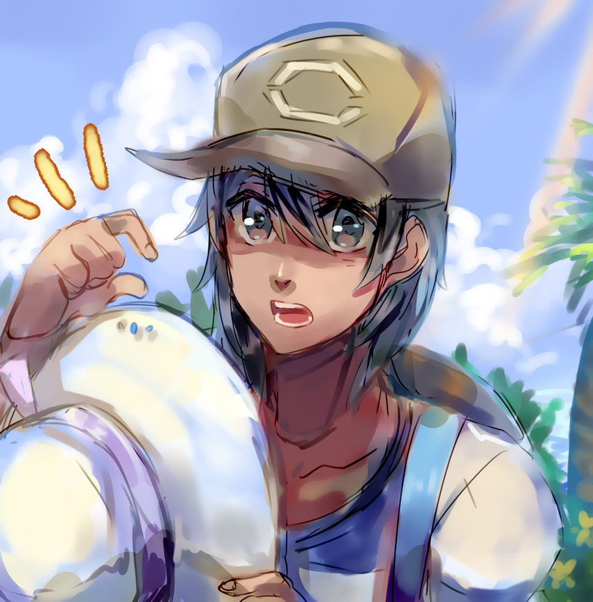 elio (pokemon and 1 more) drawn by kash-phia