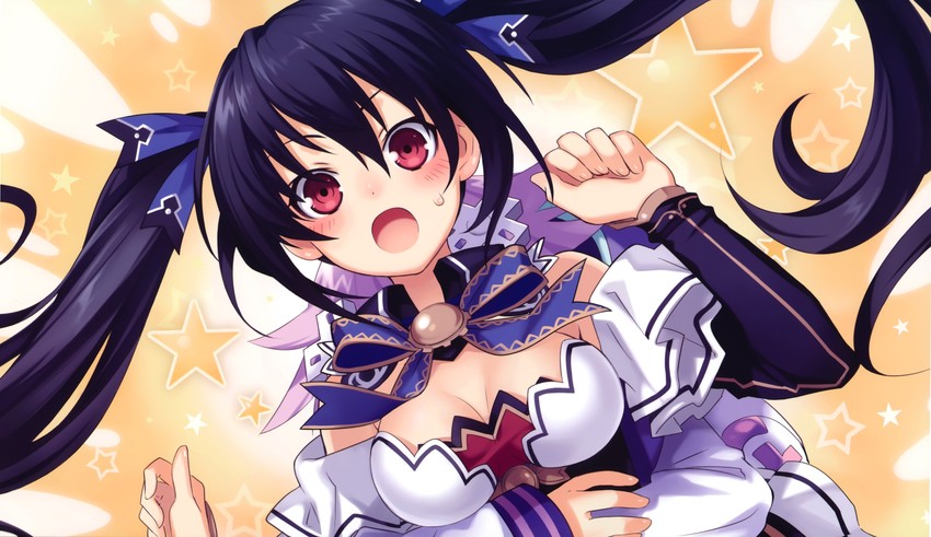 neptune and noire (neptune and 1 more) drawn by tsunako