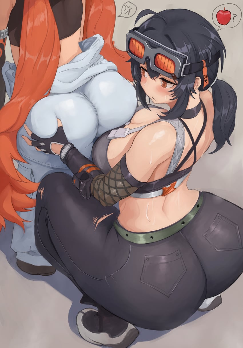 grace howard and koleda belobog (zenless zone zero) drawn by kim_somang