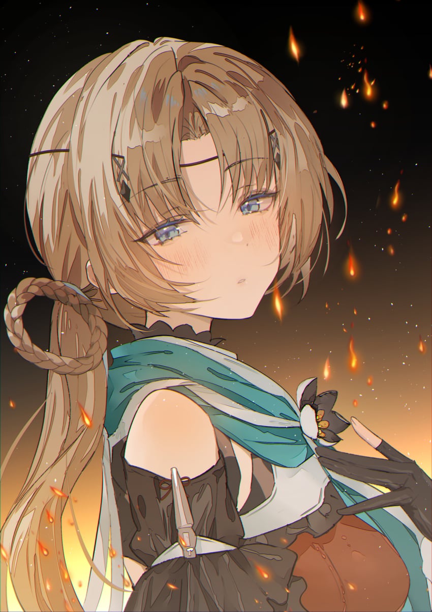 ullrid (girls' frontline and 1 more) drawn by zishengtian123