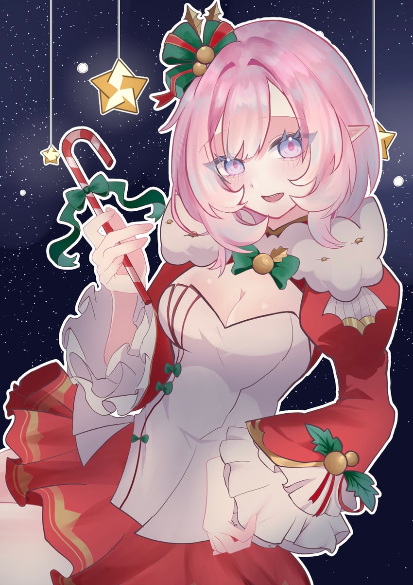 elysia (honkai and 1 more) drawn by fuka_(_ilouxs2)