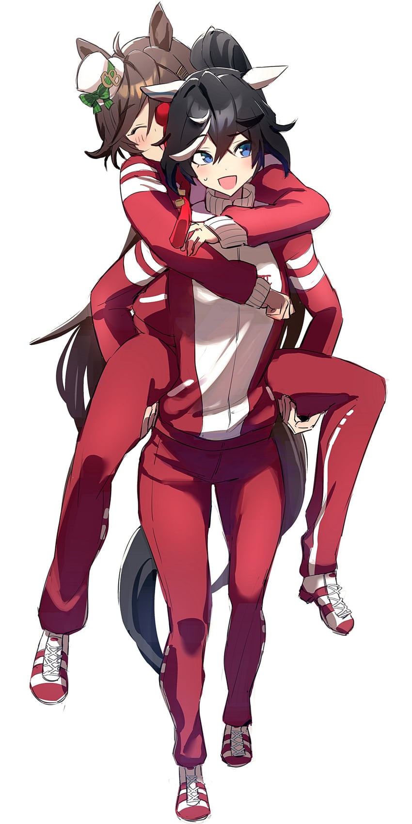 mr. c.b. and katsuragi ace (umamusume) drawn by nerutora