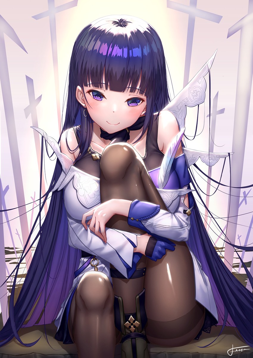 raiden mei (honkai and 1 more) drawn by xfate