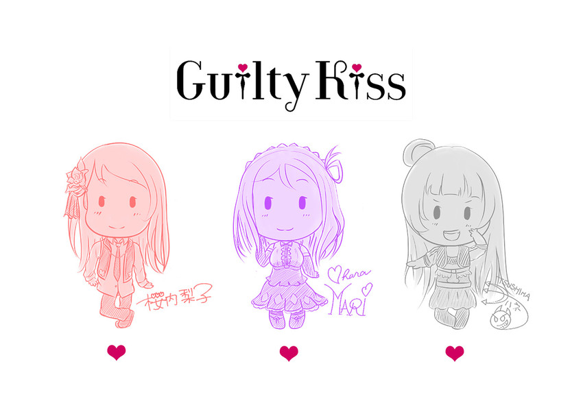 tsushima yoshiko, sakurauchi riko, and ohara mari (love live! and 1 more) drawn by akimoto_akira