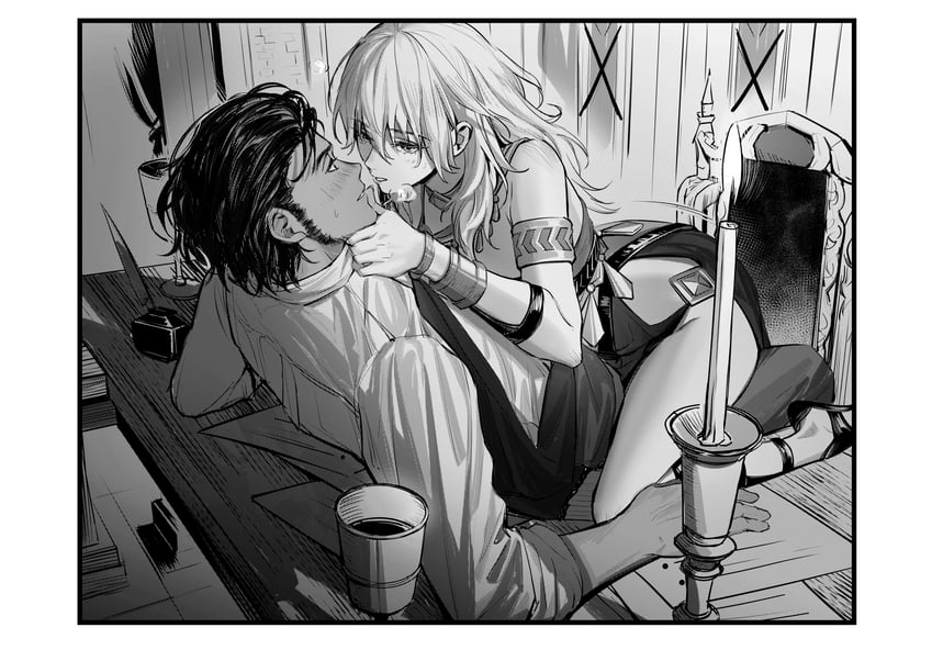 claude von riegan and female byleth (fire emblem and 1 more) drawn by zhihaiwusheng