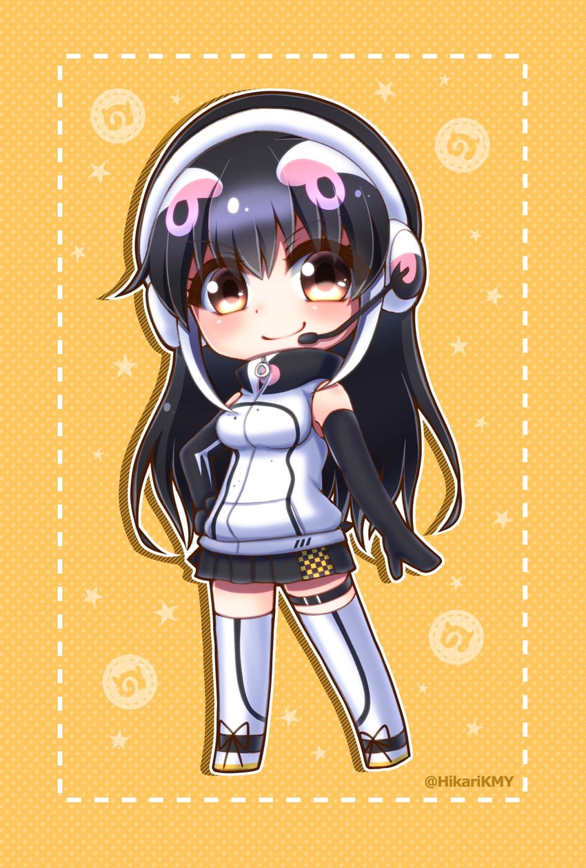 african penguin (kemono friends and 1 more) drawn by hikarikmy