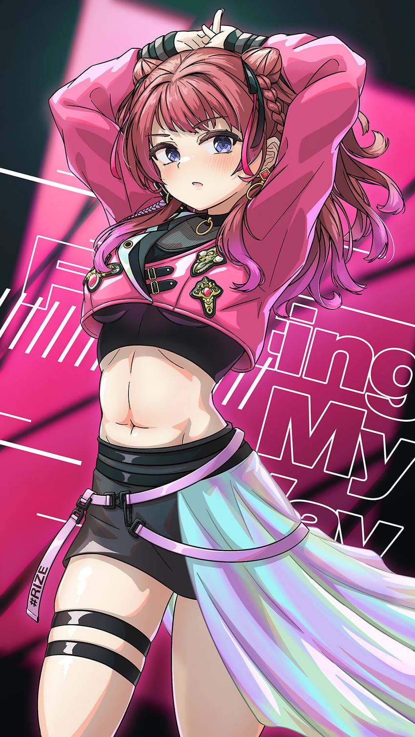 hanami saki (idolmaster and 1 more) drawn by arthur_ko