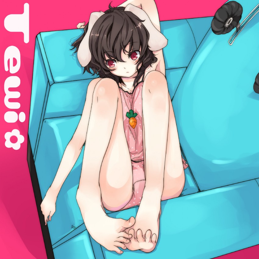 inaba tewi (touhou) drawn by ko->u and yatosaki_haru