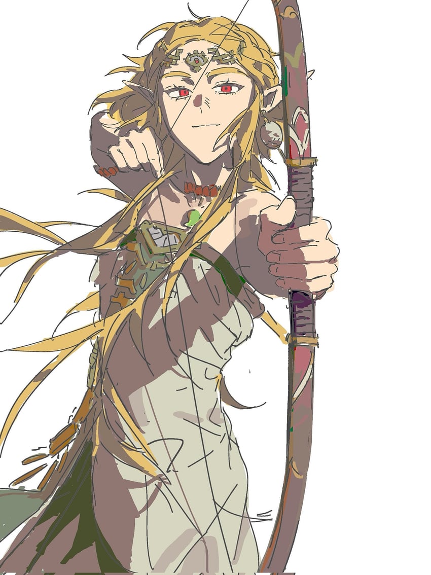 princess zelda and malice (the legend of zelda and 1 more) drawn by iuew