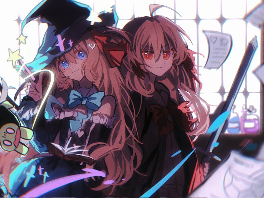 neuro-sama, evil neuro-sama, and vedal987 (vedal ai and 1 more) drawn by pinkpink939