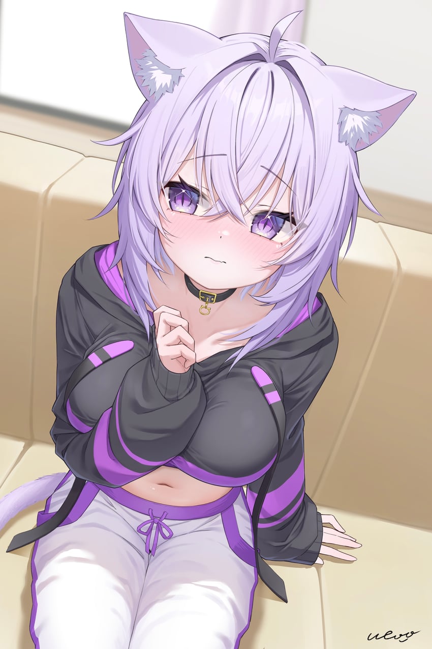 nekomata okayu (hololive) drawn by ai_(u_e_o_o)
