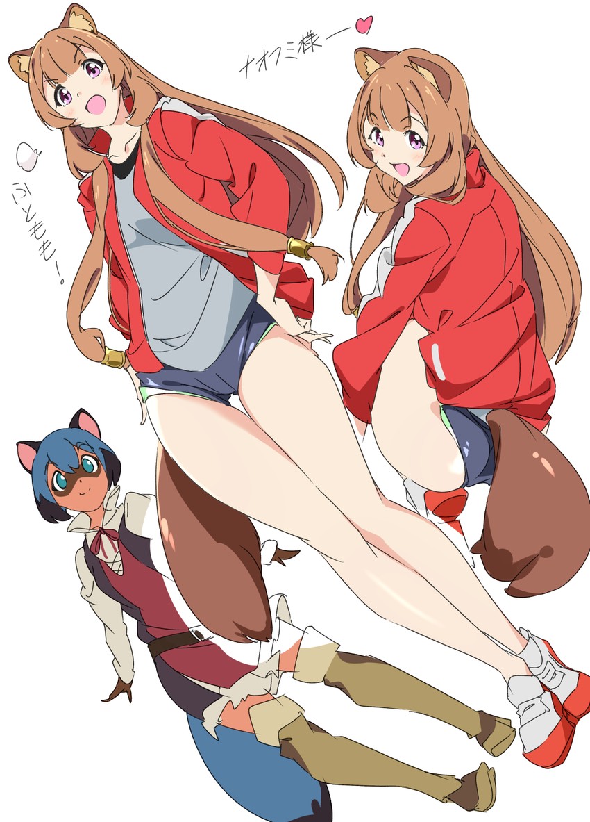 raphtalia and kagemori michiru (tate no yuusha no nariagari and 1 more) drawn by umanosuke