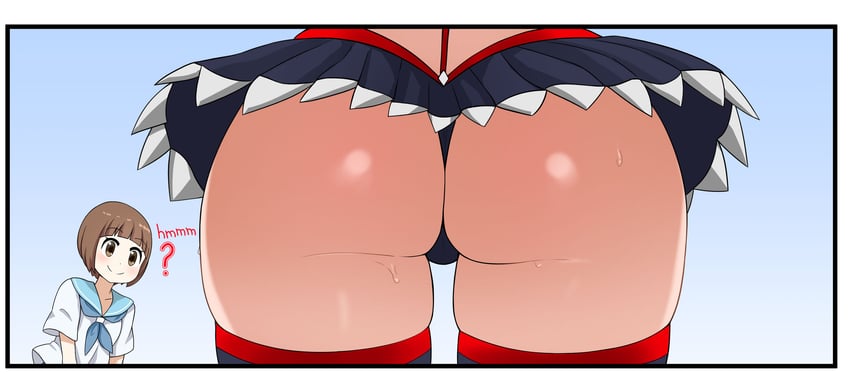 matoi ryuuko and mankanshoku mako (kill la kill) drawn by the_only_shoe