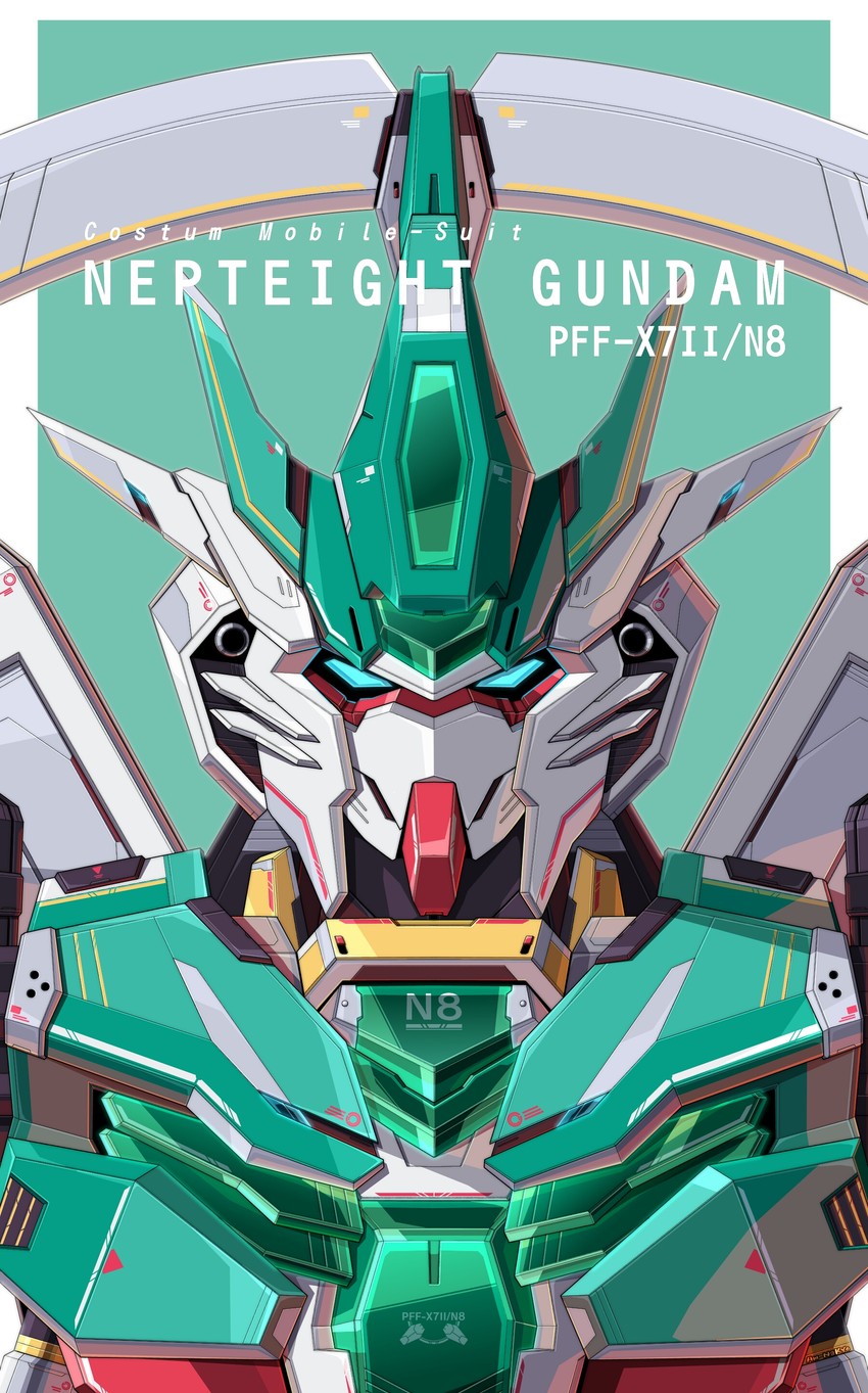 nepteight gundam (gundam and 2 more) drawn by azzalea