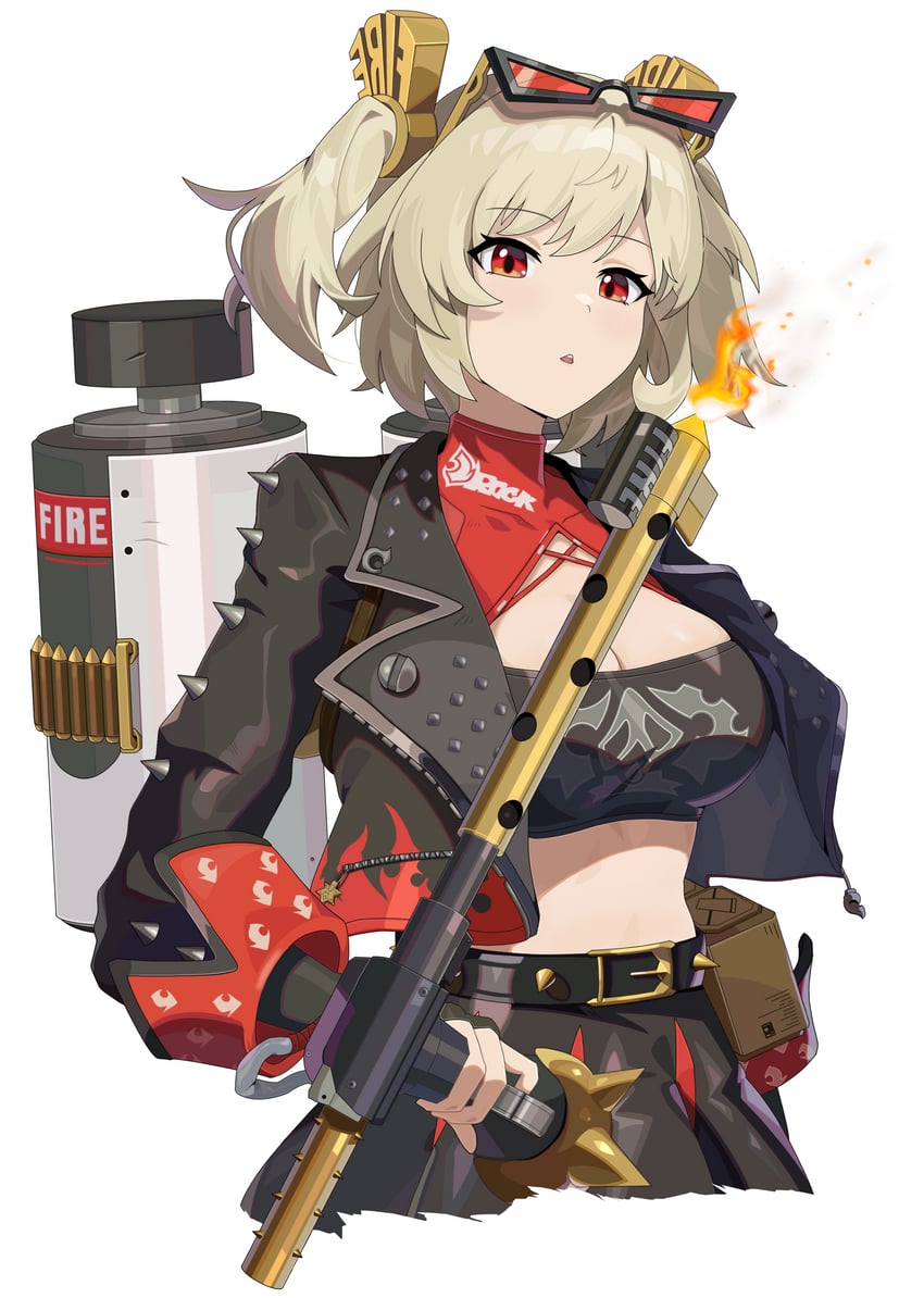 burnice white (zenless zone zero) drawn by harusame_(user_fxga4573)