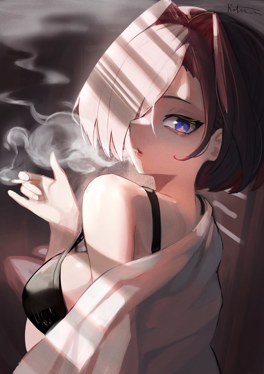 ouro kronii (hololive and 1 more) drawn by katsu_(katsuslider)