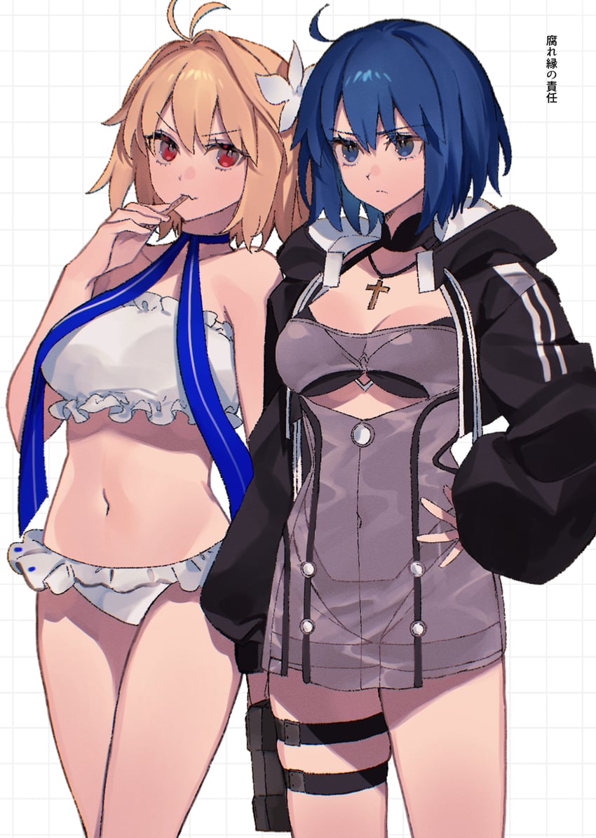 arcueid brunestud, ciel, and mysterious executor c.i.e.l (fate and 1 more) drawn by uxco0