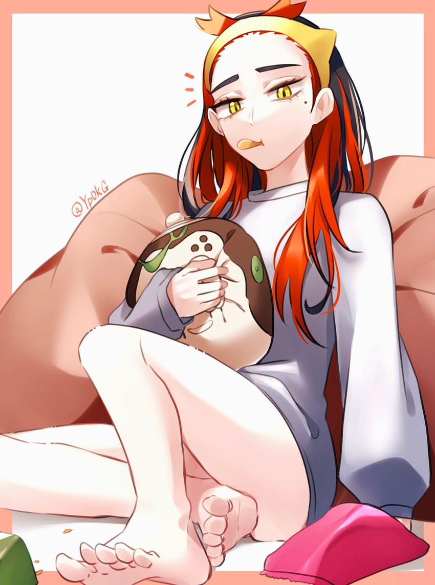 carmine and poltchageist (pokemon and 1 more) drawn by yp0kg