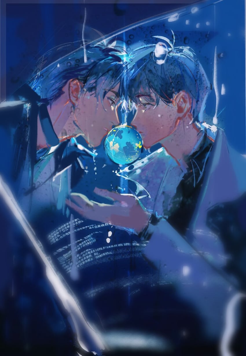 kim dokja and yoo joonghyuk (omniscient reader's viewpoint) drawn by lantercat