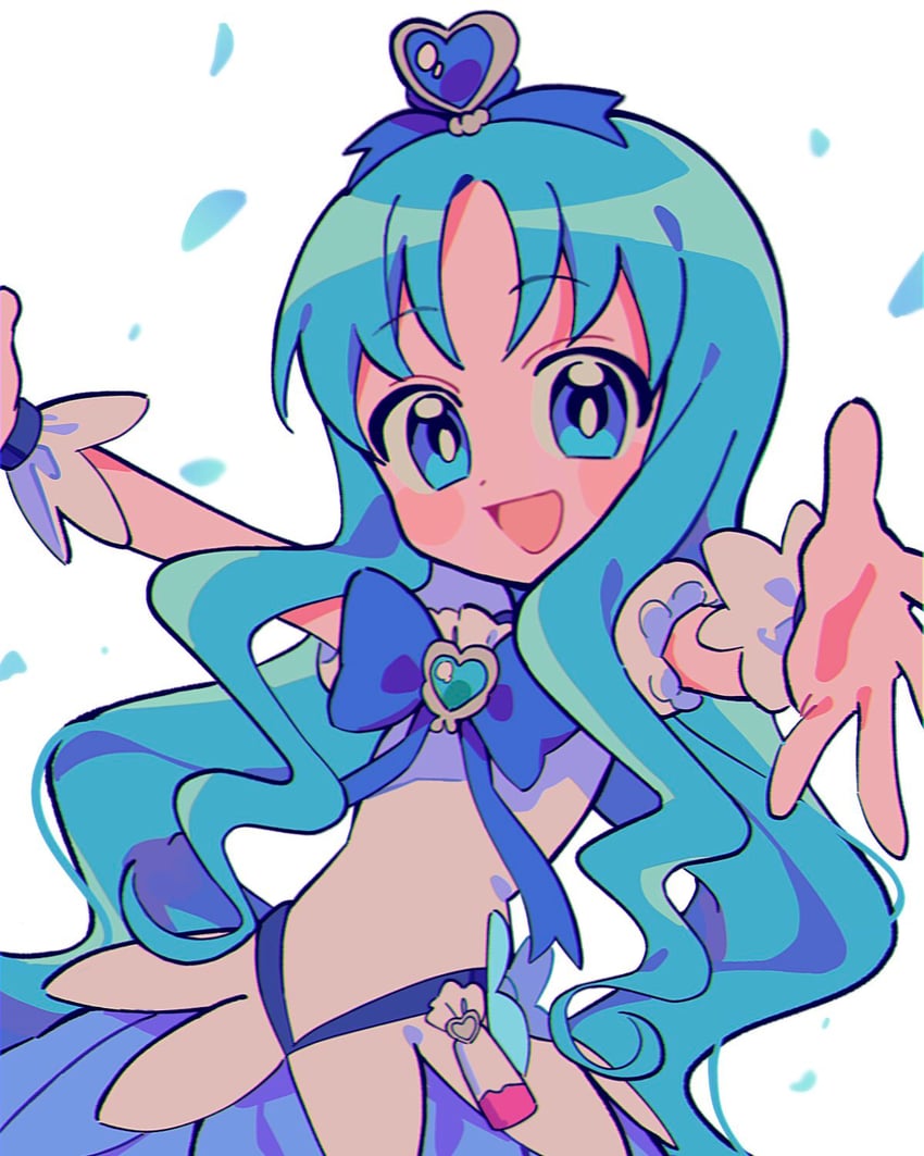 kurumi erika and cure marine (precure and 1 more) drawn by umipi