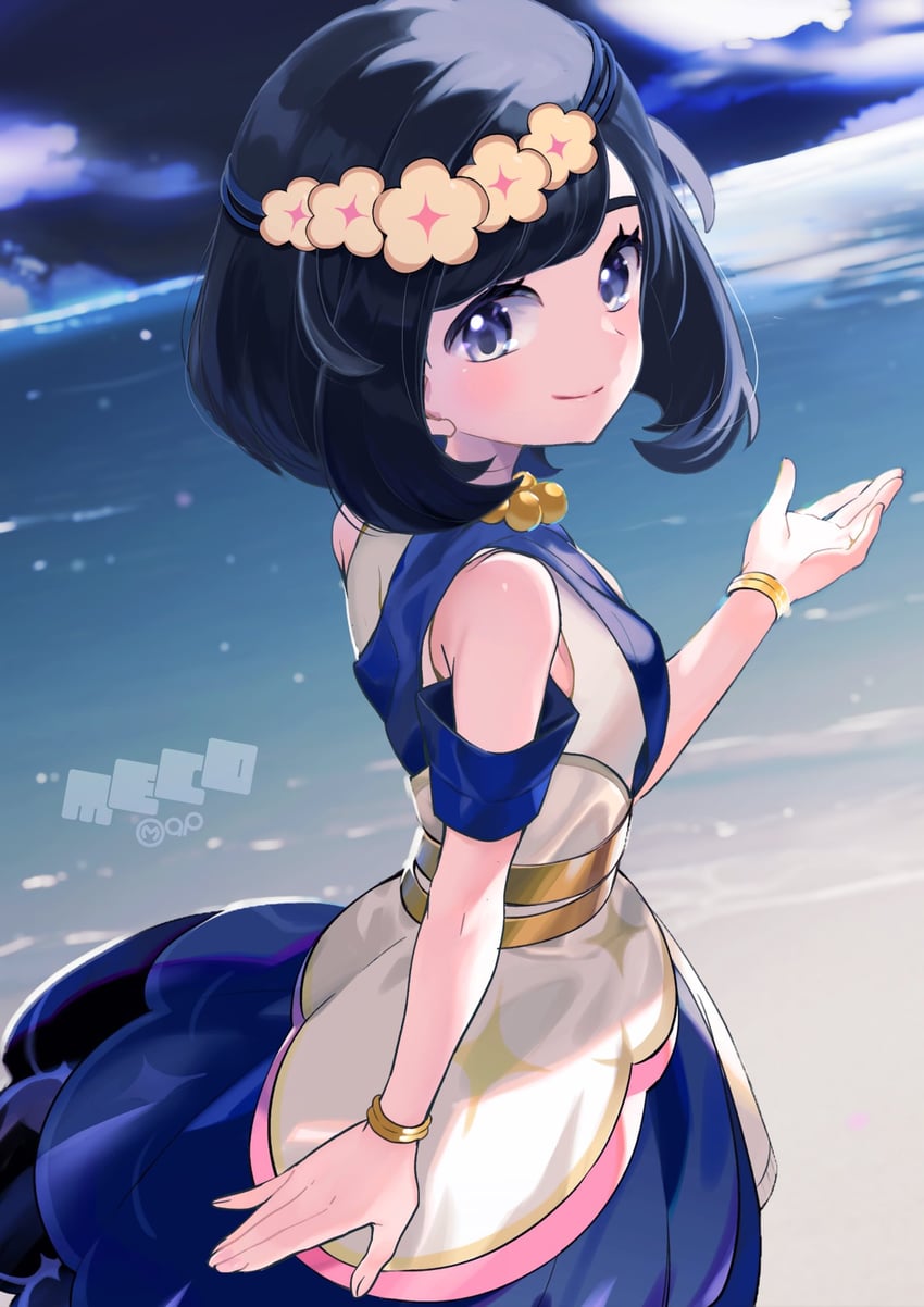 selene (pokemon and 1 more) drawn by abe_(kumayu)