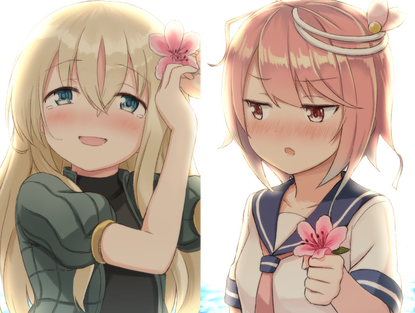 i-58 and u-511 (kantai collection) drawn by engiyoshi