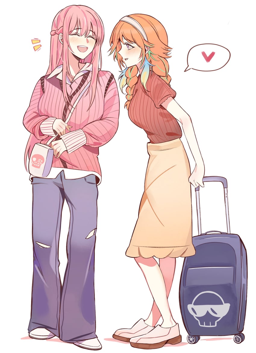 mori calliope and takanashi kiara (hololive and 1 more) drawn by amlichan