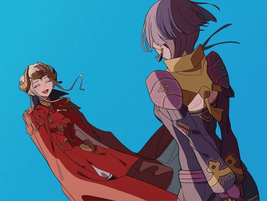 edelgard von hresvelg and bernadetta von varley (fire emblem and 1 more) drawn by rutata