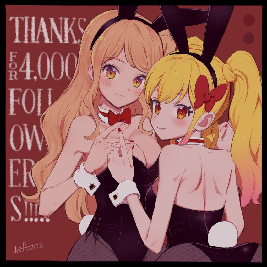 nijino yume and kasumi mahiru (aikatsu! and 1 more) drawn by susinoyama