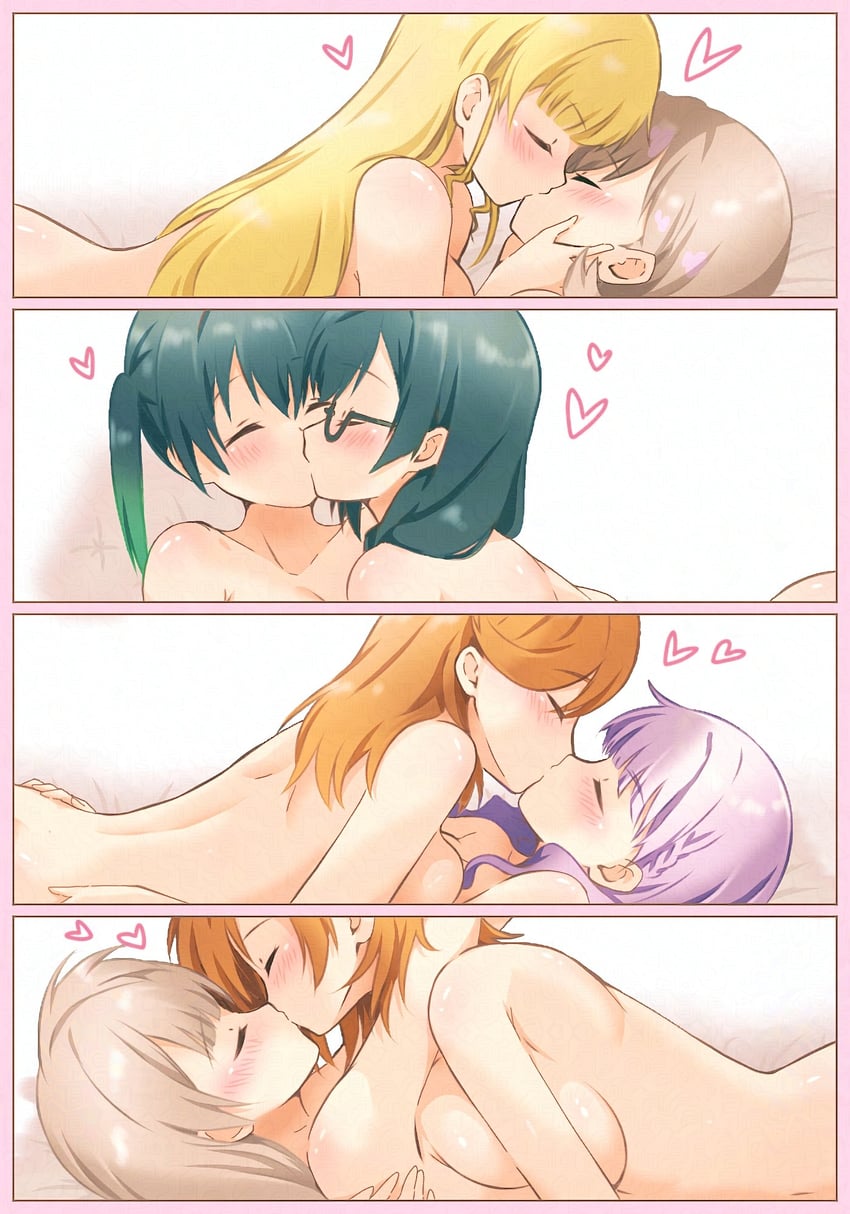minami kotori, kosaka honoka, yuki setsuna, takasaki yu, shibuya kanon, and 4 more (love live! and 3 more) drawn by hitorilily