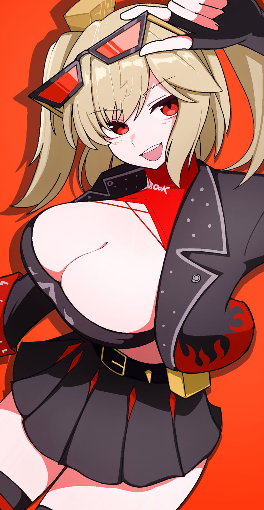 burnice white (zenless zone zero) drawn by yuntaro_(ramen_star)
