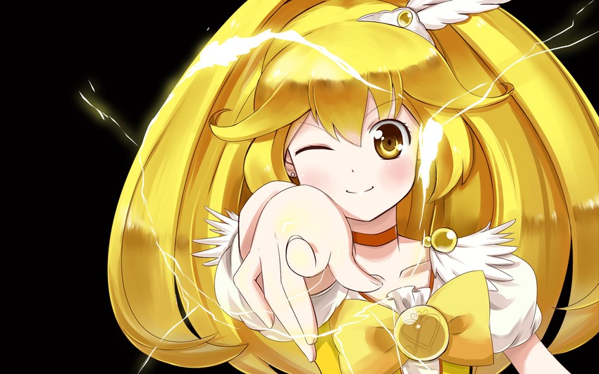 kise yayoi and cure peace (precure and 3 more) drawn by linda_b