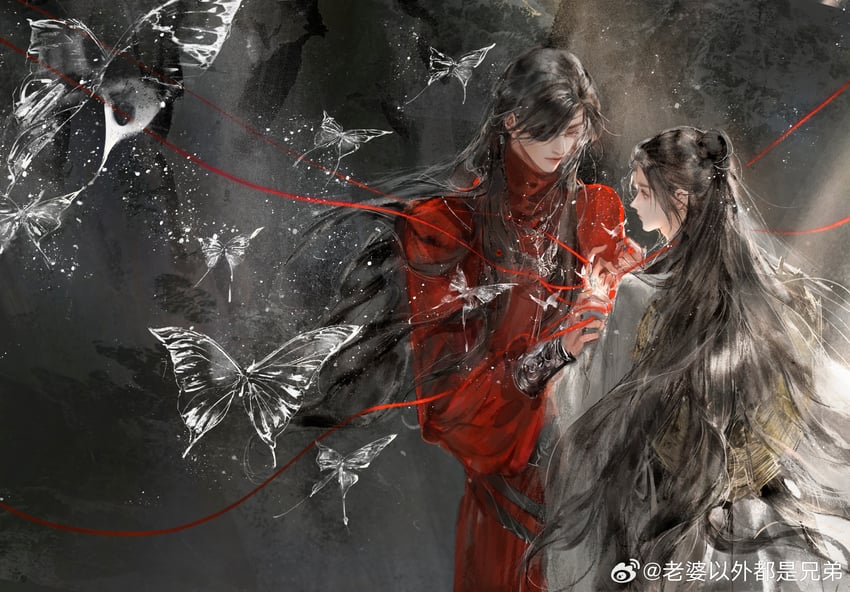 xie lian and hua cheng (tianguan cifu) drawn by weibo_5541843220