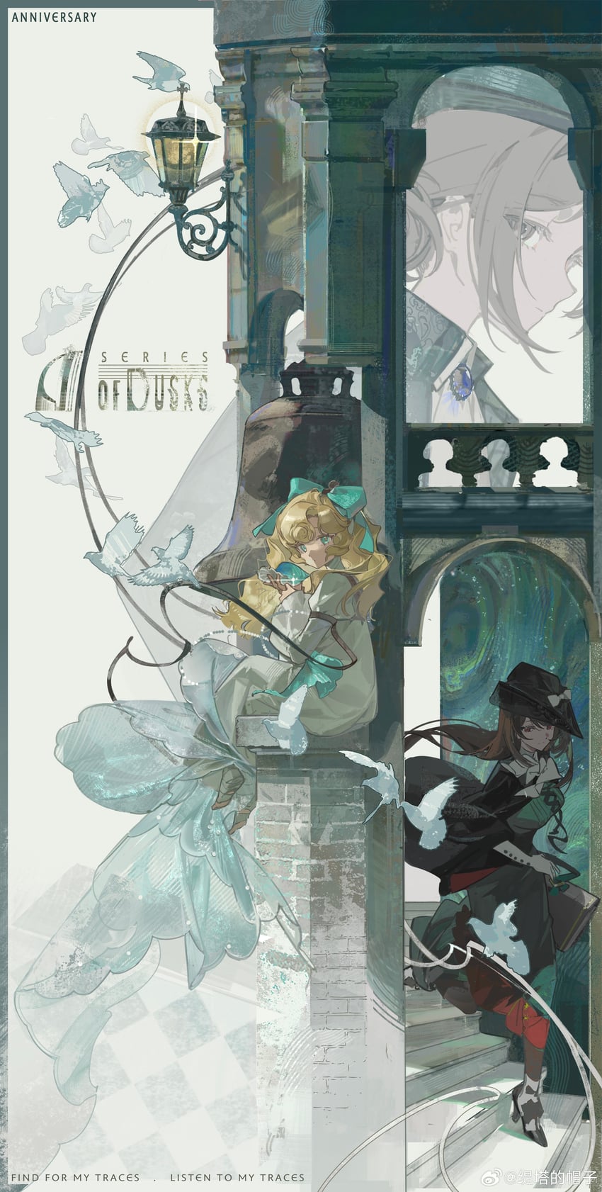 vertin, semmelweis, and lorelei (reverse:1999) drawn by tita_(titanaaaaa)
