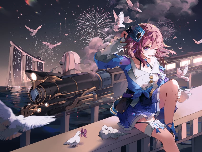 march 7th (honkai and 1 more) drawn by yeurei