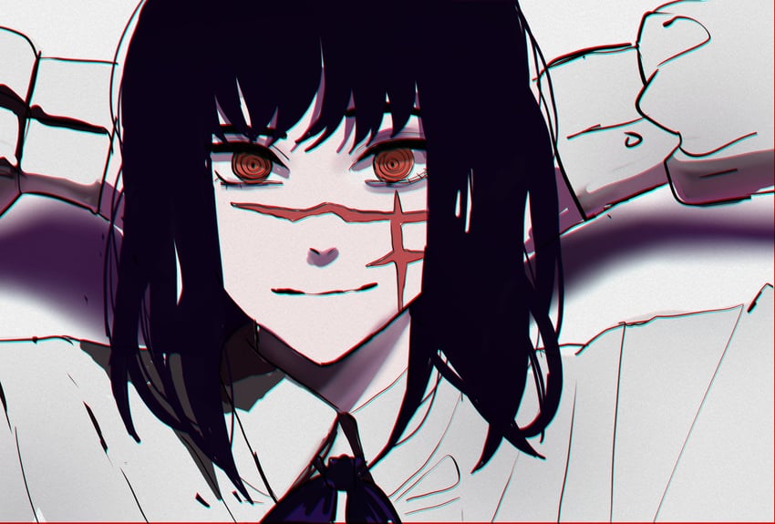 yoru and josh hutcherson (chainsaw man) drawn by mykokampfwagen
