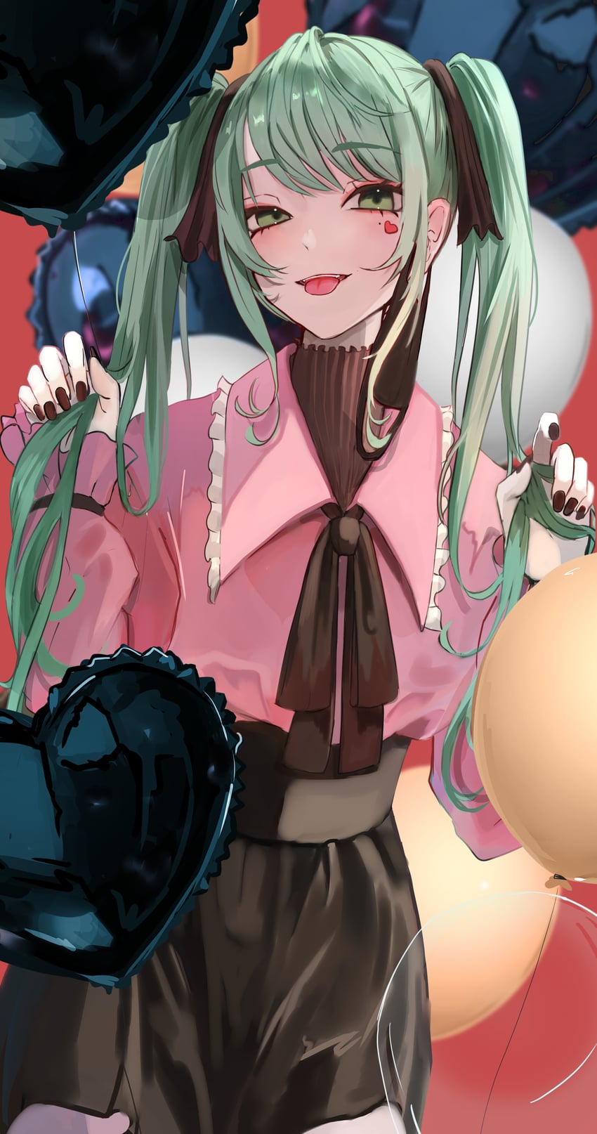 hatsune miku (vocaloid and 1 more) drawn by ogura_aoi